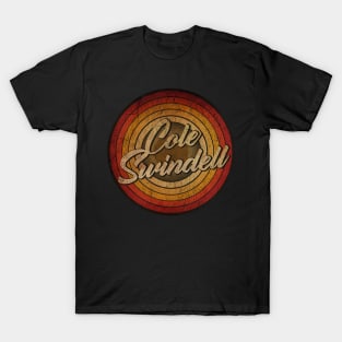 arjunthemaniac, circle retro faded Cole Swindell T-Shirt